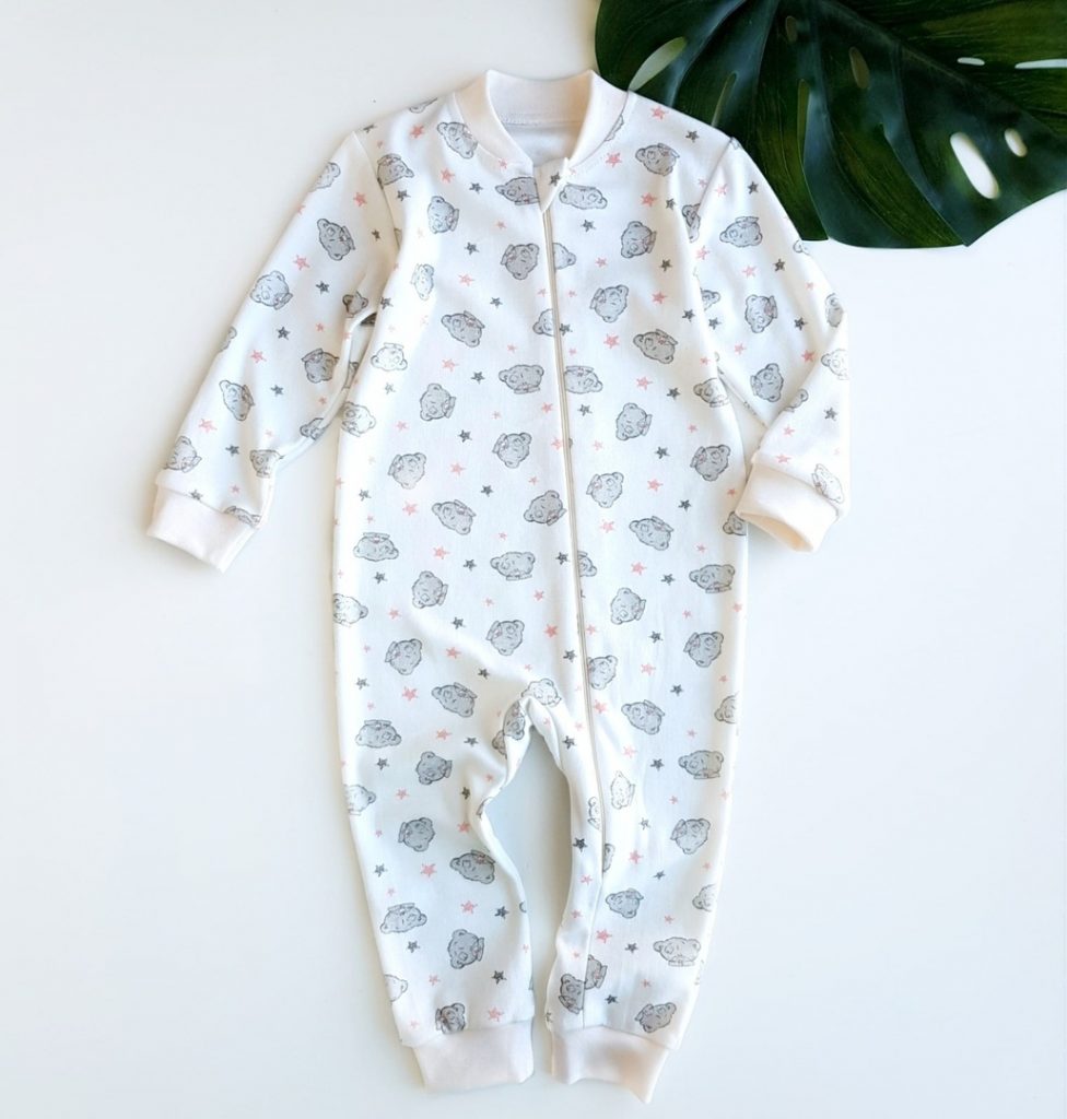 Sleepsuit Sewing Pattern For Babies (Sizes 3M-3T)