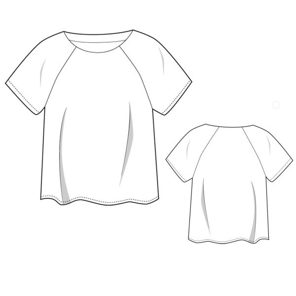 Raglan T-Shirt Sewing Pattern For Women (Sizes 38-62 Eur) - Do It ...