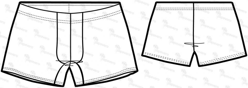 Sewing Pattern For Men's Boxer Shorts (Sizes XS-XXXL)