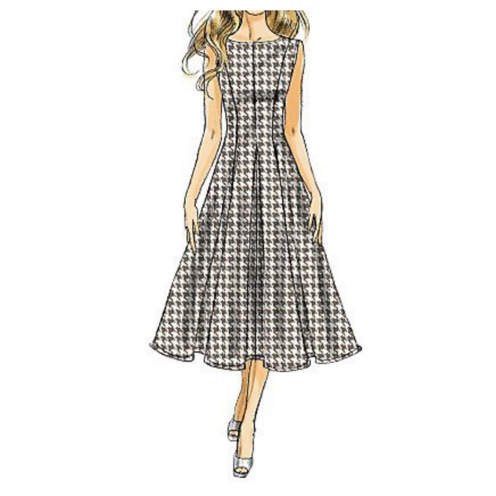 A-Line Summer Dress Sewing Pattern For Women (Sizes 34-48 Eur)