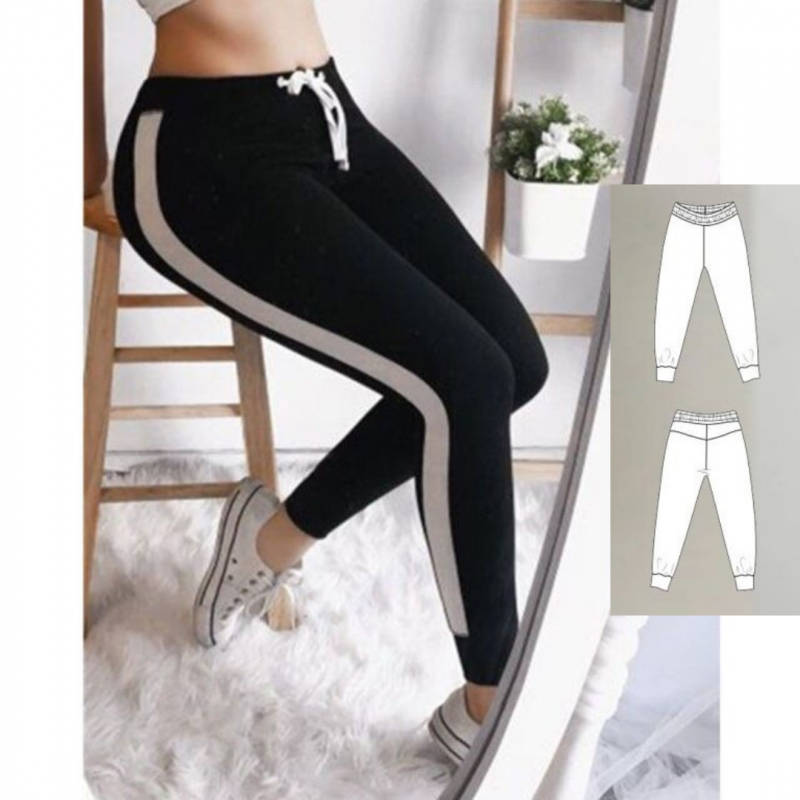 Sewing Pattern For Women Knitted Track Pants (Sizes 34-56 Eur) - Do It ...