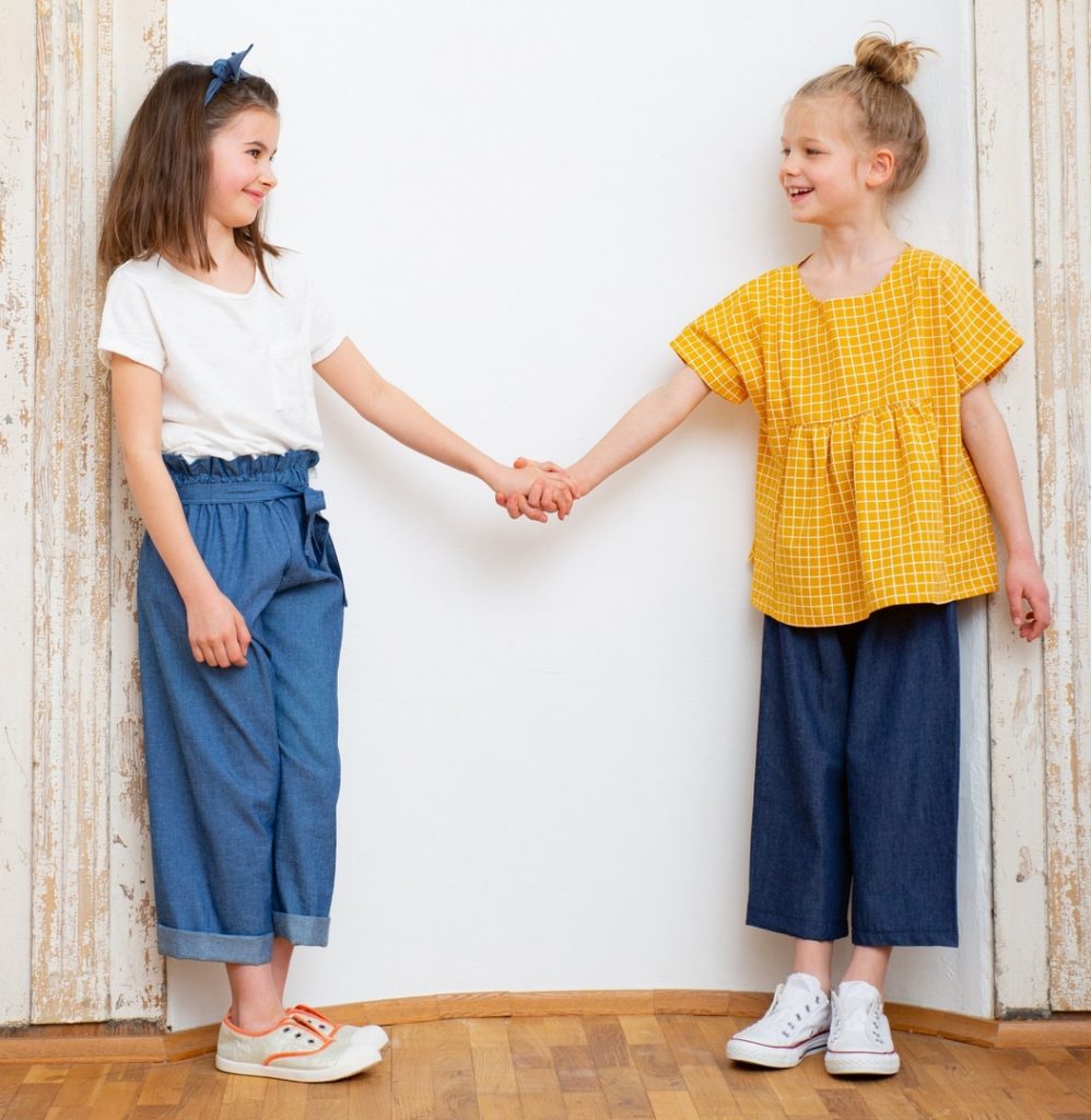 Culottes Sewing Pattern For Girls (Sizes 98-140)