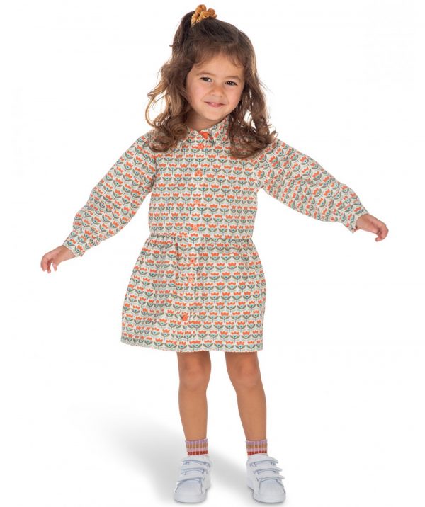Cotton Shirt Dress Sewing Pattern For Girls (Sizes 98-134) - Do It ...