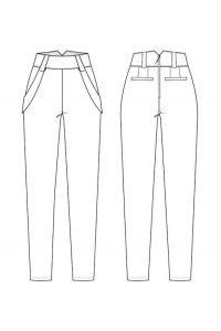 Free Women Trouser Sewing Pattern - Do It Yourself