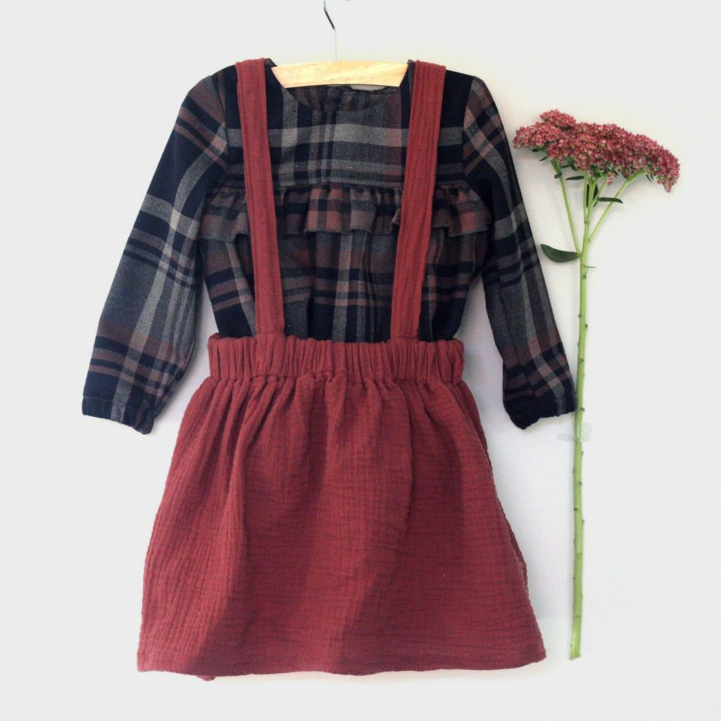 Madeline Suspender Skirt - Free Sewing Patetrn For Girls