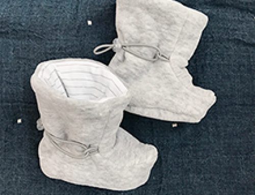Cozy And Cute: Velour Baby Bootees
