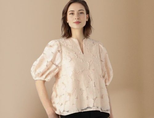 Sew the Rina Puffed Sleeve Ruffle Back Blouse – Free PDF Sewing Pattern!